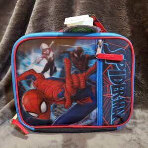 Bio-world Spider-man Kids' 3D Hologram Lunch Bag - Measures 9" x 7" x 4" approx.